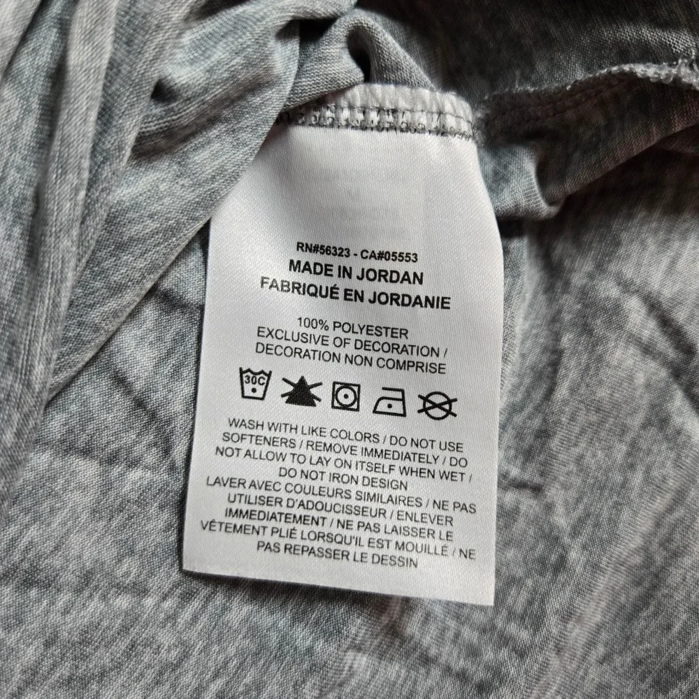 Nike Womens Grey Dri-FIT Active Training T-Shirt Medium
